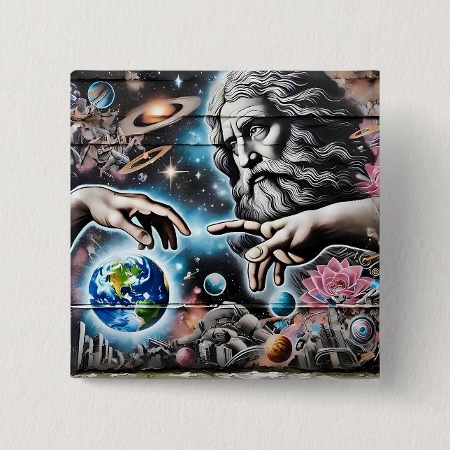  image of god creating the universe knapp (Framsida)