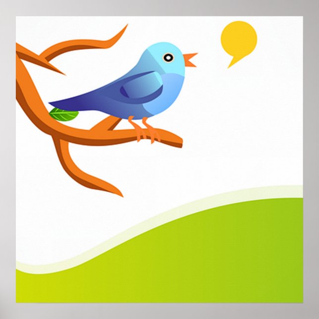 imagem de passarinho poster (Framsidan)