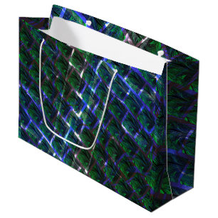 Imagem verde sob klass metálica flutuando?