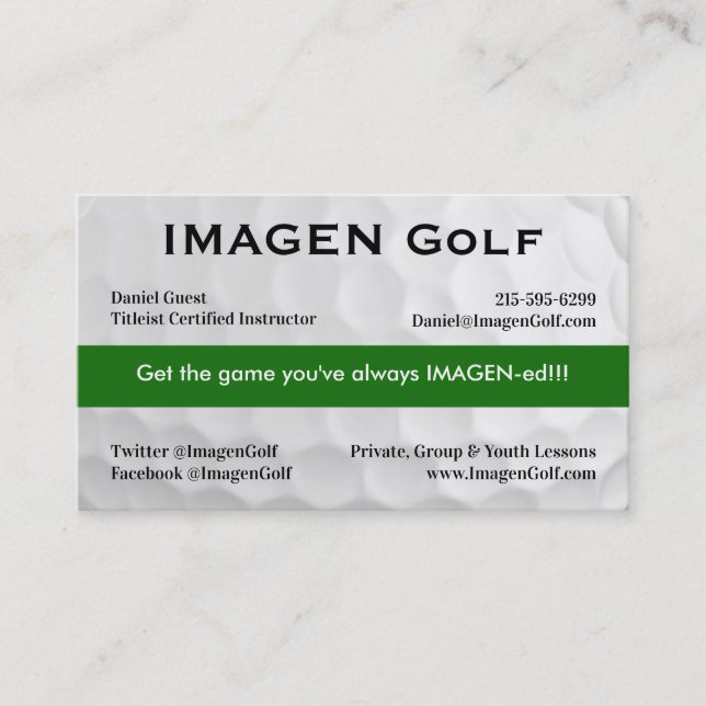 iMAGEN 91 Affärskort Visitkort (Framsida)