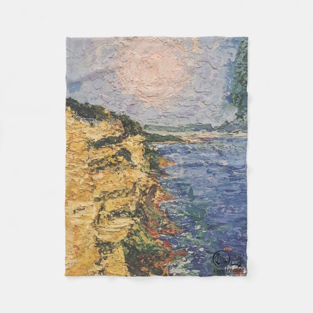 Imagen de mi obra arte Amanecer Fleecefilt (Framsidan)