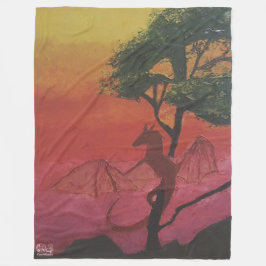 Imagen de mi obra arte Fantasía y realidad Fleecefilt