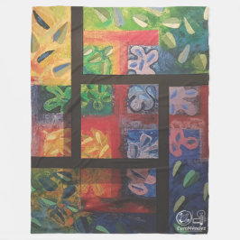 Imagen de mi obra arte Las 4 estaciones Fleecefilt