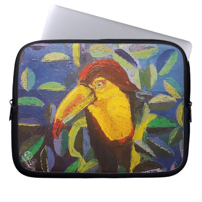 Imagen de mi obra arte Tucán Laptop Fodral (Framsidan)