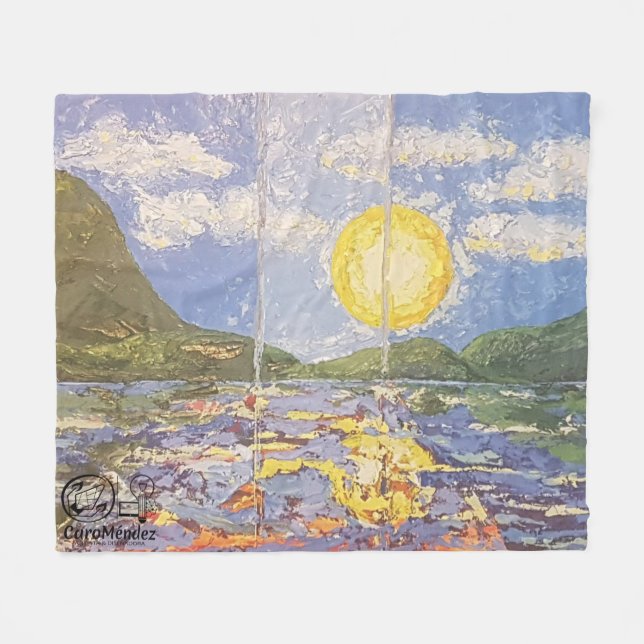 Imagen de mi obra Una ventana al mundo Fleecefilt (Framsidan (Horisontell))