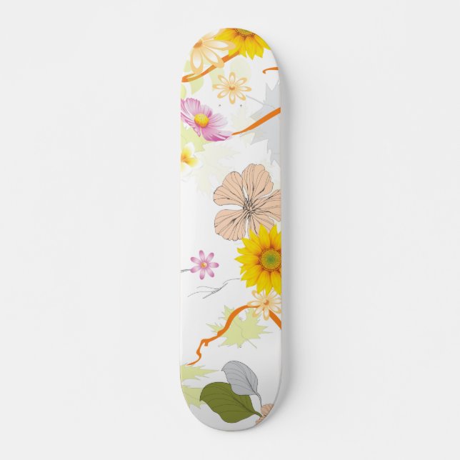 Imaginär djungel 4 mini skateboard bräda 18,5 cm (Framsida)