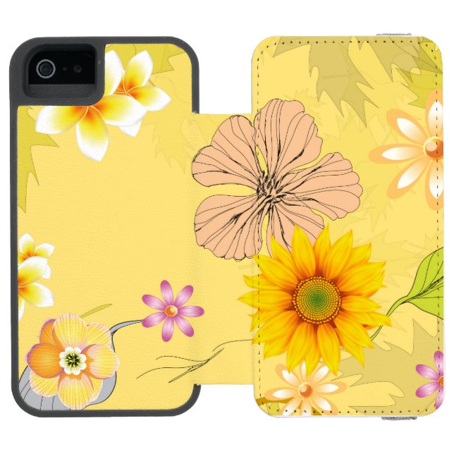 Imaginär djungel 5 incipio iPhone wallet skal (Folio Öppen)