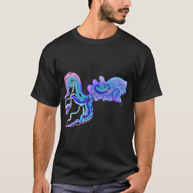 Imaginär fisk t shirt (Framsida)