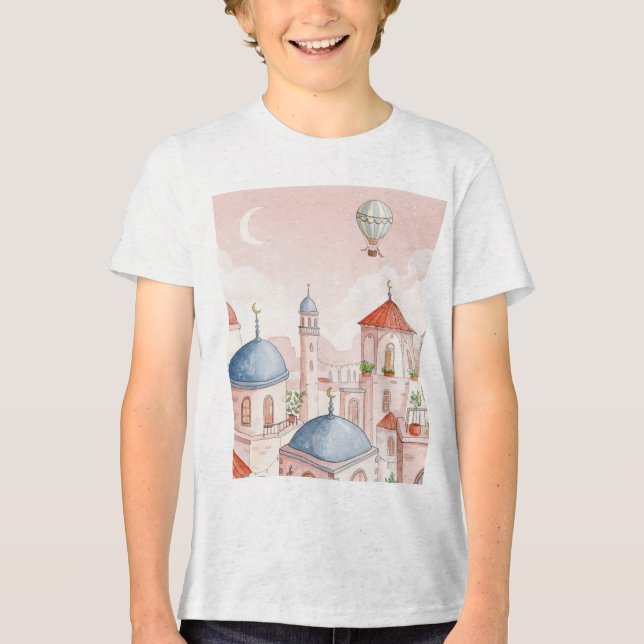 Imaginär stad t shirt (Framsida)
