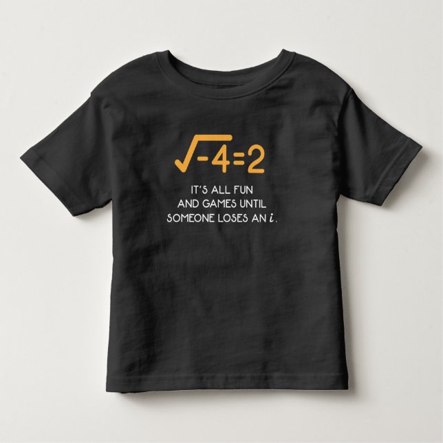 Imaginariskt nummer Mathematiker Funny Math Nerd T Shirt (Framsida)