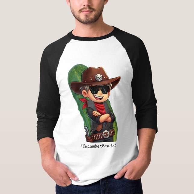 Imaginary Bandits - #CucumberBandit QR T-Shirt (Framsida)