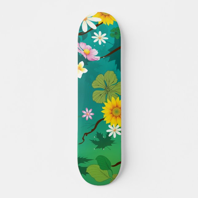 Imaginary Jungle 1 Mini Skateboard Bräda 18,5 Cm (Framsida)