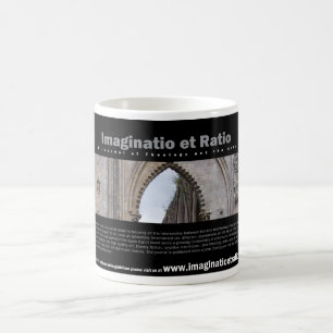 Imaginatio et förhållandemugg kaffemugg