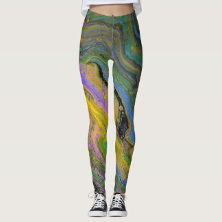 Imagination 2 Vibrant Geode Abstrakt Byxa