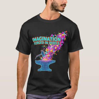 Imagination av pixlar t shirt