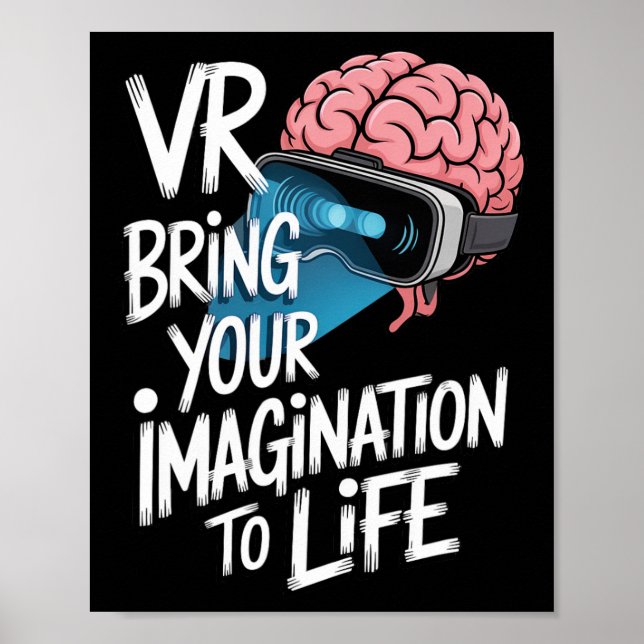 Imagination-fueled Vr Headset For Gamers And Kids  Poster (Framsidan)