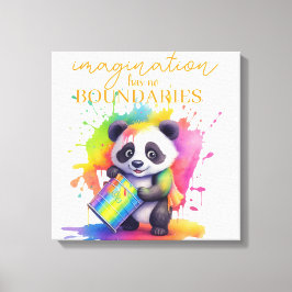 Imagination Has No Boundaries — Kids’ Room Poster Canvastryck