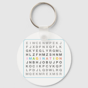 Imagination i Puzzle Nyckelring