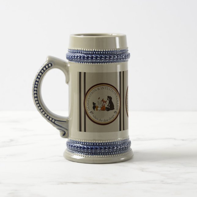 Imagination & Intuition Collide Beer Stein  Sejdel (Vänster)