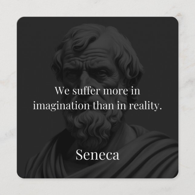 Imagination och lidande: Seneca om perception Inbjudningar (Framsida)