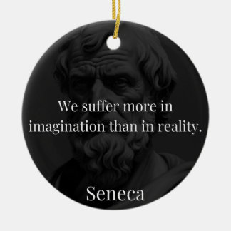 Imagination och lidande: Seneca om perception Julgransprydnad Keramik