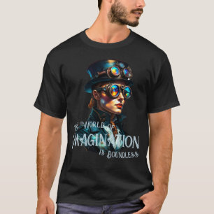 Imagination-världen är gränslös Steampunk T Shirt