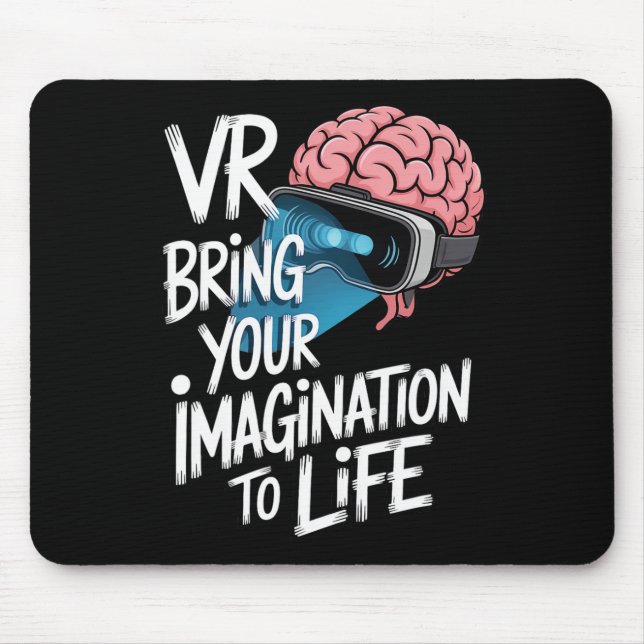 Imaginationsdriven VR-headset för spelare och barn Musmatta (Framsidan)