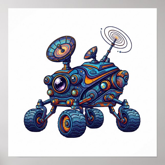 Imaginativt utrymmesbyte poster (Framsidan)