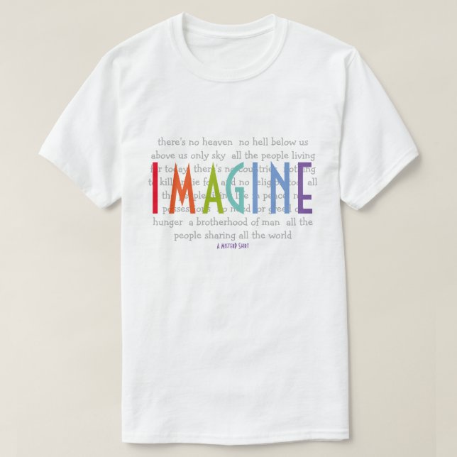 IMAGINE - A MisterP Shirt T (Design framsida)