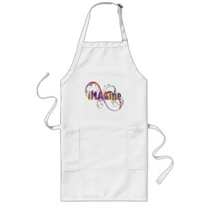 "Imagine" Apron Långt Förkläde