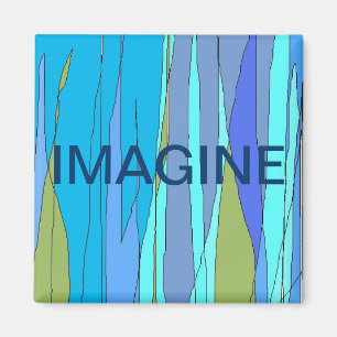 "Imagine/Blublu"-magnet Magnet