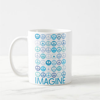 IMAGINE - Blue Internationell Fredstecken Kaffemugg
