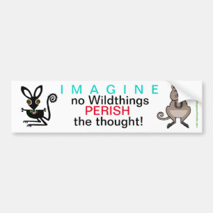 IMAGINE - Bumper-etikett Bildekal