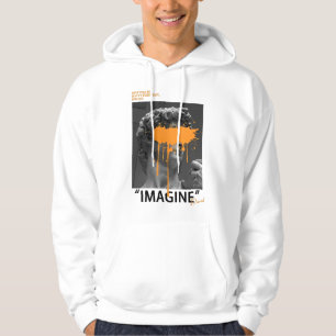 IMAGINE David Sculpture med orange color T-Shirt Hoodie