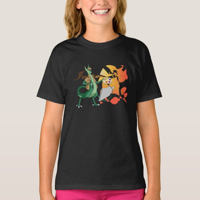 "Imagine" Dragon Painter Tee (Framsida)
