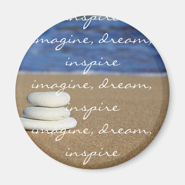Imagine, Dream, Inspire Magnet (Framsidan)