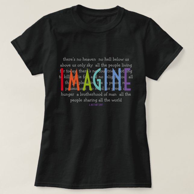 Imagine - En MisterP Shirt T (Design framsida)