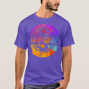 Imagine Fantasy Dragon Retro Tribal 503 T Shirt