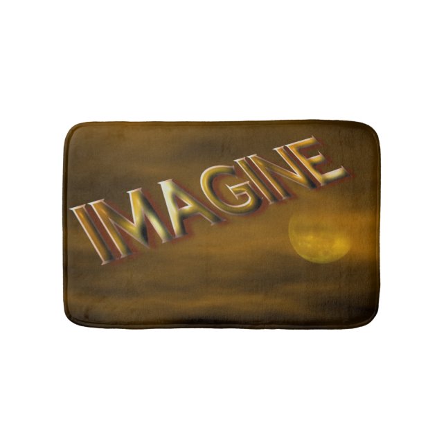 Imagine Fantasy Måne Himlar inspirationational Badrumsmatta (Framsidan)