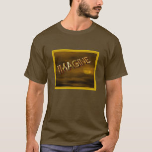 Imagine Fantasy Måne inspirational T Shirt