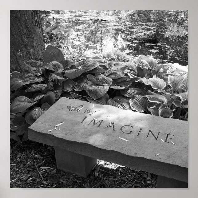 "Imagine" Fine Art Print Poster (Framsidan)