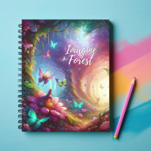 Imagine Forest Spiral Notebook | Bilda bärbara dat