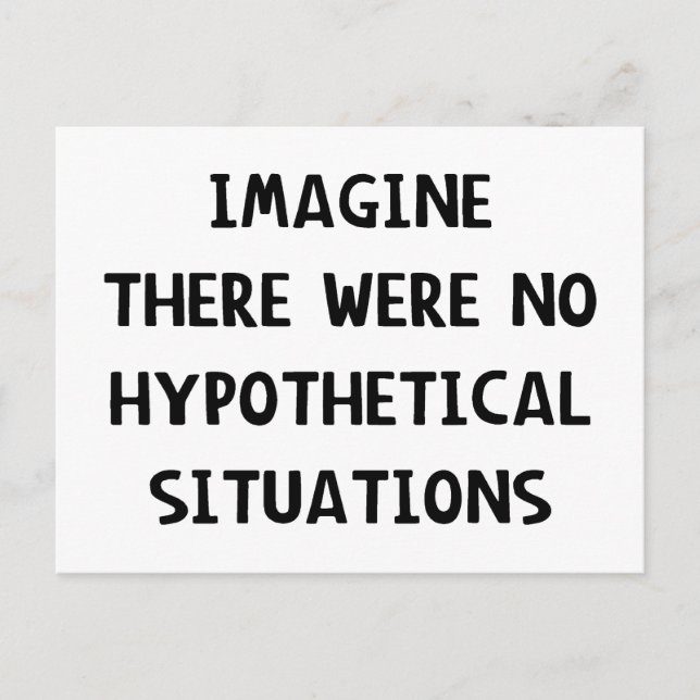 Imagine Hypothetical Vykort (Framsida)