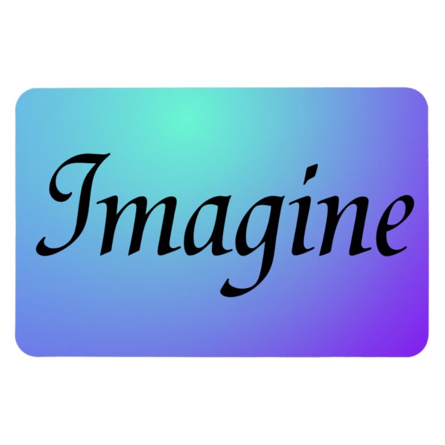 Imagine Lila Magnet (Horisontell)