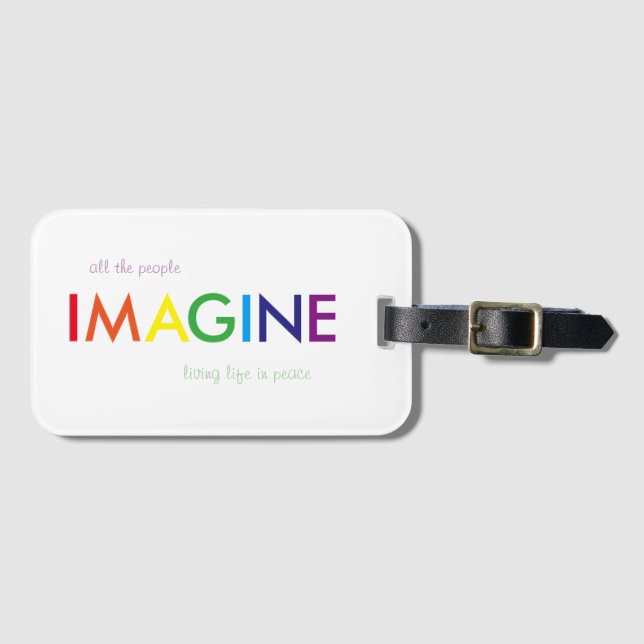 Imagine Luggage Tag Bagagebricka (Framsida horisontal)