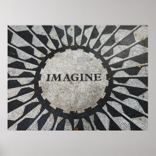 "IMAGINE" Mosaic Poster