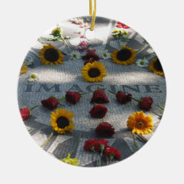 IMAGINE Mosaic, Strawberry Fields, NY - Julgransprydnad Keramik