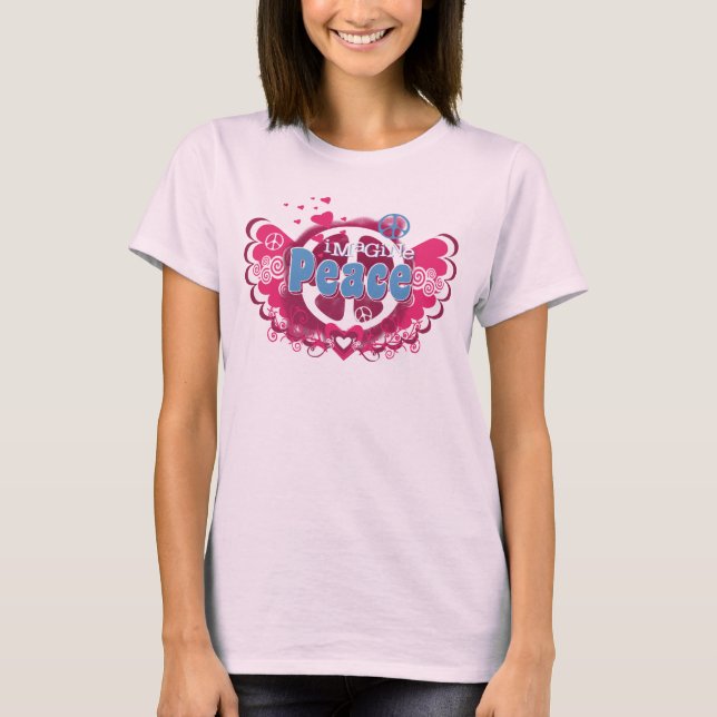 Imagine Peace Tee Shirt (Framsida)