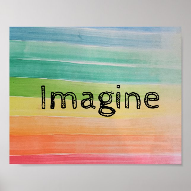 Imagine print poster (Framsidan)