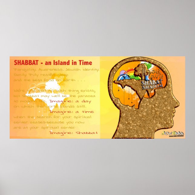 Imagine Shabbat Poster (Framsidan)